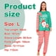 thumbnail image 4 of Pijamas navideños de moda familiar, camisetas y pantalones de manga larga para papá, mamá y niños, conjunto de pijamas a juego con estampado de alce y nieve., 4 of 5