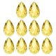 thumbnail image 1 of Uxcell K9 Cristal Lágrima Colgantes Cuentas Ovaladas, Paquete de 10 Prismas de Candelabro de 38mm Partes de Cuentas Colgantes DIY Lámpara para Artes Manualidades Decoración, Dorado, 1 of 7