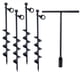 thumbnail image 1 of 5pcs Ground Anchors, Heavy Duty Tent Stakes For Swing, Ground Anchors Screw Anchors For Trampoline Camping Tent Canopy Carport Sheds, 1 of 4