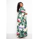 thumbnail image 2 of Vestido con Botones en la Parte Delantera y Mangas Abullonadas, Talla 2XL, 2 of 3