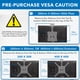 thumbnail image 5 of Soporte de techo para TV Mount-It! plegable, 23-55", inclinación y giro, 5 of 9