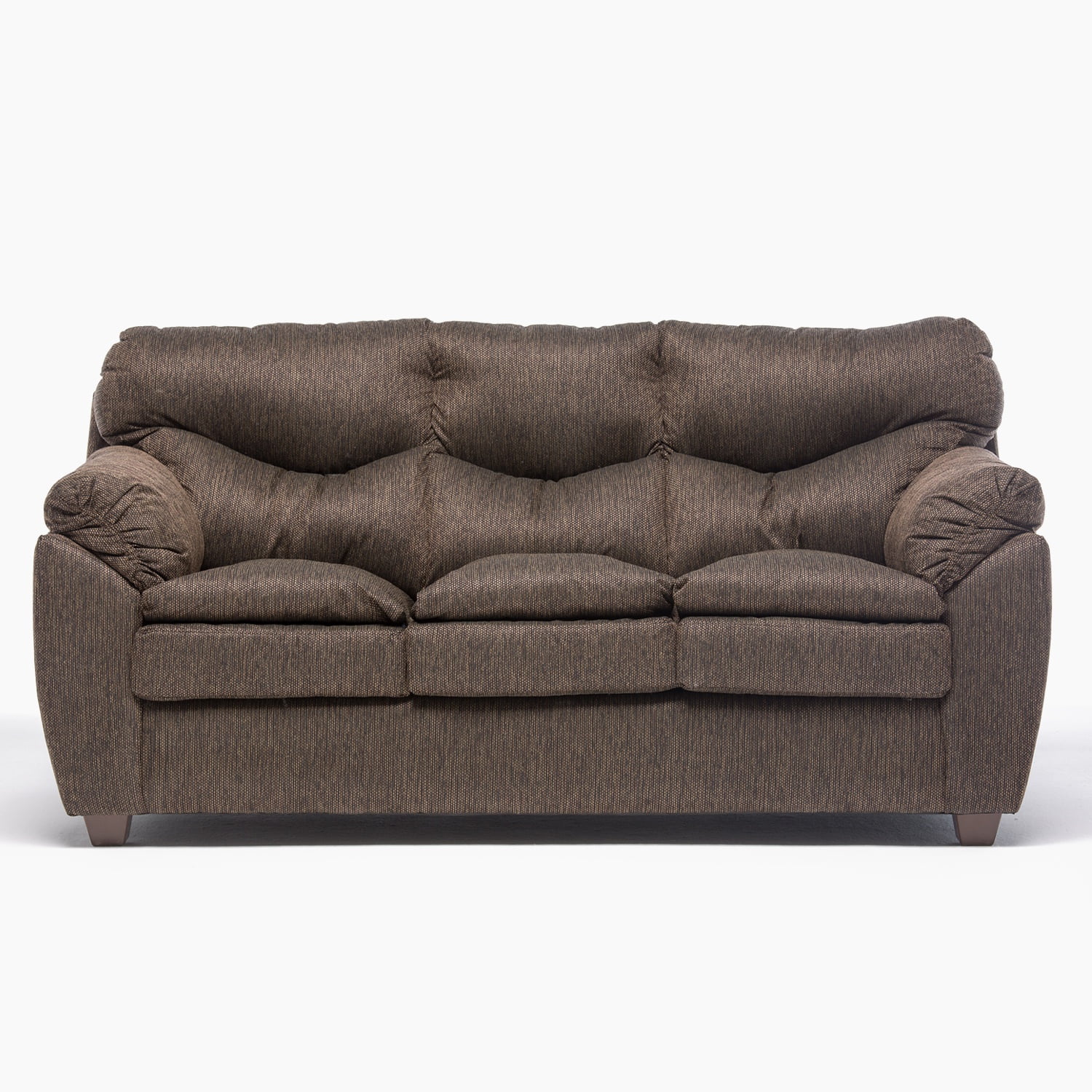 Muebles Zenith - Sofa 3c Orion Tela Café