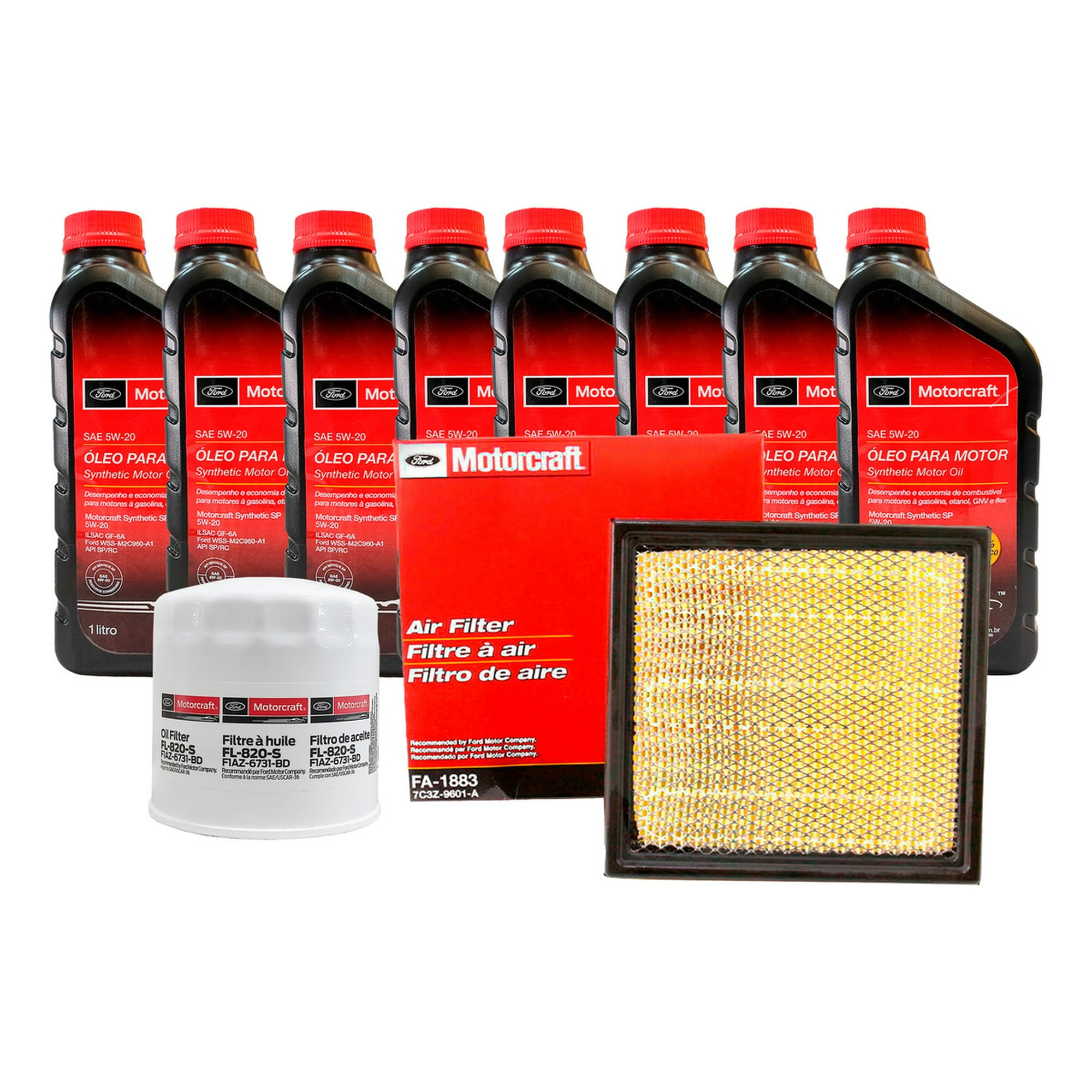 Motorcraft - Kit Mantención Ford F150 6.2 Filtro Aceite+aceite+aire