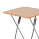 thumbnail image 2 of Mesa Comedor Plegable Cuadrada 70 CM Café Claro, 2 of 3