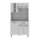 thumbnail image 2 of Mueble Cocina 6 Puertas Blanco - Gris, 2 of 3