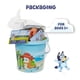 thumbnail image 5 of Juego de juguetes de arena con forma de cubo de playa Bluey para niños pequeños, 9 unidades, 5 of 6