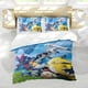thumbnail image 5 of Palworld Conjunto de sábanas temático, trío de piezas, cómodo y amigable con la piel, diseño único, regalo de decoración para el hogar para familiares, amigos y fans, 90 cm * 190 cm, 5 of 6
