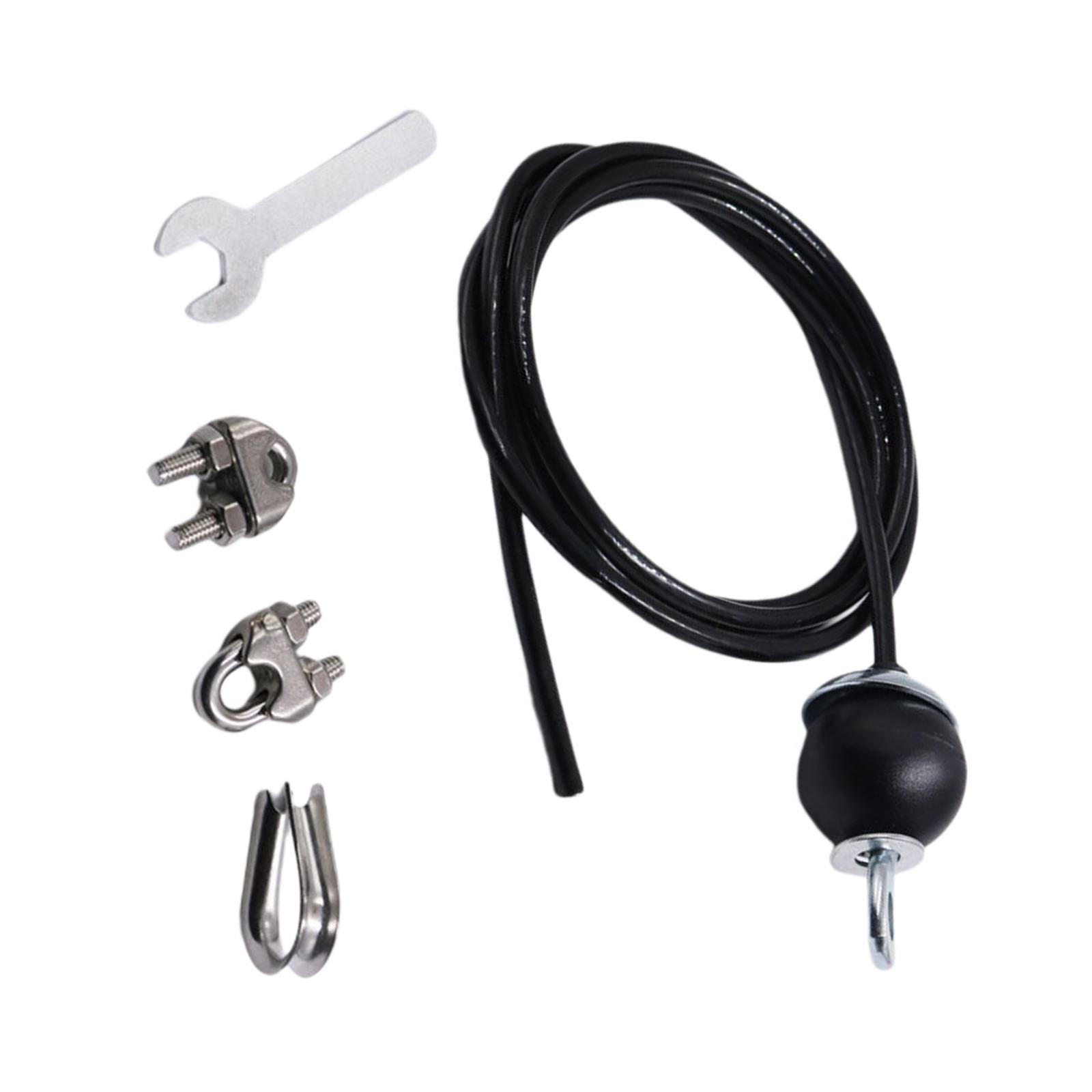 Magideal - Cable De Alimentación De Polea De Fitness, Accesorios De Máquina De Cable De Alimentación De Repuesto, Accesorios De Polea De Cable De Alimentación Ca Ajustable 3M
