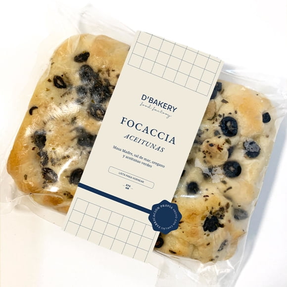Focaccia Aceituna, 270 g