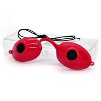 Gafas De Bronceado Super Sunnies Con Protección Uv Para Los Ojos, Color Rojo