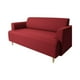 thumbnail image 2 of Sofa Irlanda Dos Cuerpos Lino Rojo, 2 of 3