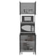 thumbnail image 5 of Mueble Para Microondas Fendi 205x60x51,3 Cm Gris Y Blanco, 5 of 12