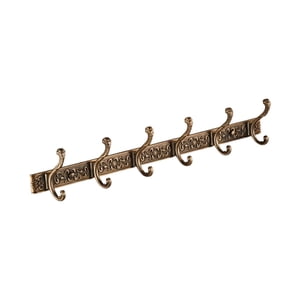 Bothyi - Ganchos De Pared Para Abrigos Perchero Moderno Montado En La Pared Para Bufandas Toallas Cocina Bronce 6 Ganchos