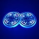 thumbnail image 1 of 2pcs Led Car Cup Holder Lights Color Cambiable Usb Carga Luminescente Car Cup Holder Mat Coaster Insert Lámpara De Atmósfera Interior Led, 1 of 3