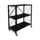 thumbnail image 2 of Estante Metalico Plegable de 3 Niveles con Ruedas 340kg, 2 of 3