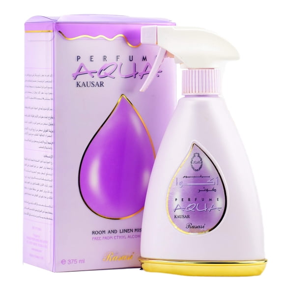 Ambientadores Rasasi Aqua Collection 375 ml (Auqa Afrah, Azamah, Batool, Bushra, Kausar, Masarrah, Raneem y Zeenath)