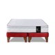thumbnail image 1 of Cama Europea Zen Top Cuero Rojo 2 Plazas, 1 of 4