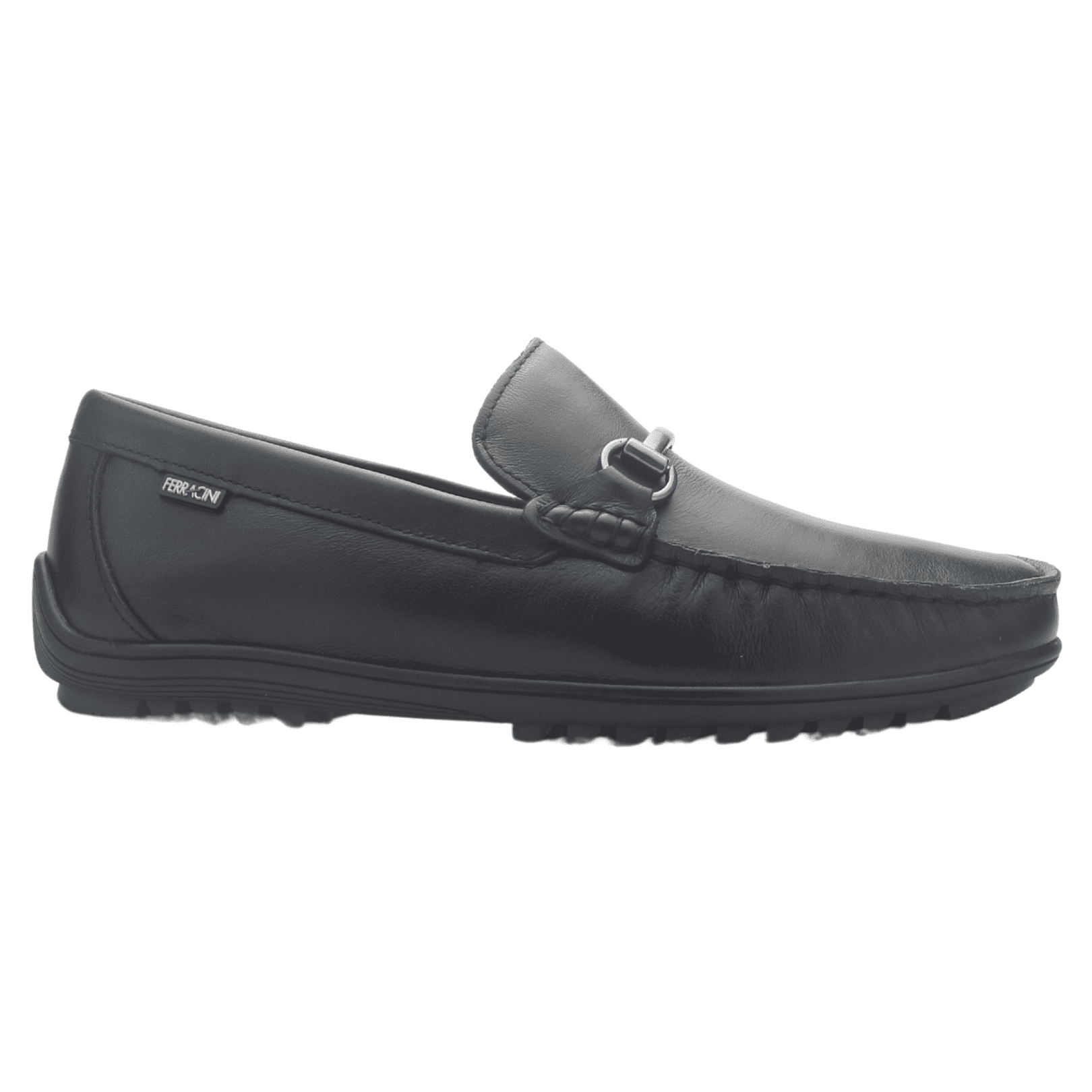 Mocasin De Hombre Negro Casual Ferracini 5156 Neo