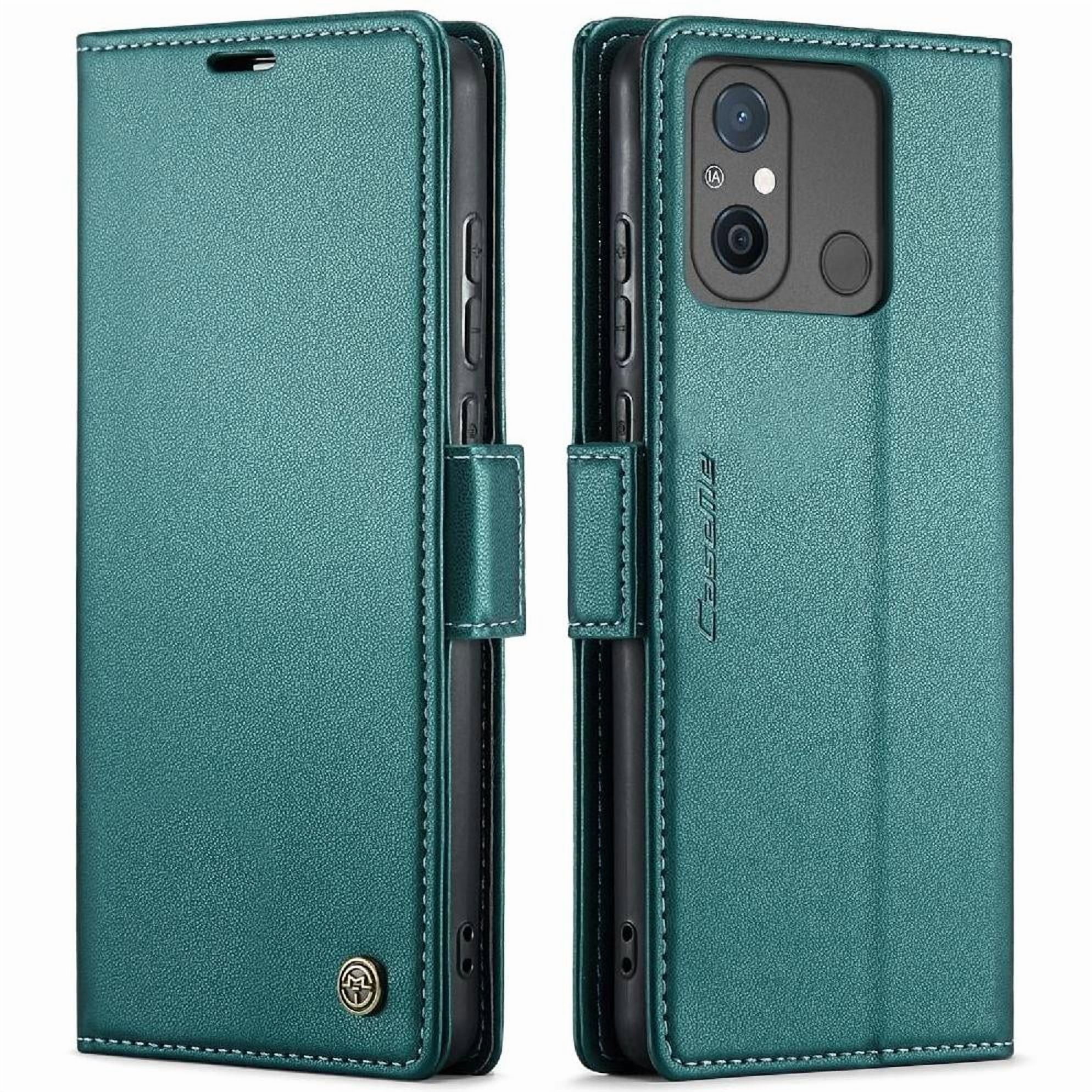 Caseme Tipo Cartera Xiaomi Redmi 11a Con Cierre Magnético, Rfid, Tarjetero, Soporte, Carga Inalámbrica