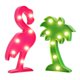 thumbnail image 1 of Artículos para fiestas Acelist Tropical Luau Flamingos Palm Trees, 1 of 9