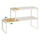 thumbnail image 1 of Estante Extensible de Bambú y Acero SONGMICS HOME 33-54 cm, 1 of 6