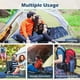 thumbnail image 5 of Colchon Inflable Plegable Para Camping Outdoor azul, 5 of 7