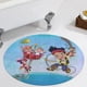 thumbnail image 5 of Jake y los Piratas del País de Nunca Jamás Alfombra Redonda de Felpa Coral, Antideslizante, No Desprende Pelusas, Lavable y Duradera para Salón, Dormitorio y Habitación de Niños 60cm, 5 of 6