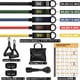 thumbnail image 2 of Set de bandas de resistencia READAEER de 5 piezas con manijas, 150 lb, 2 of 8