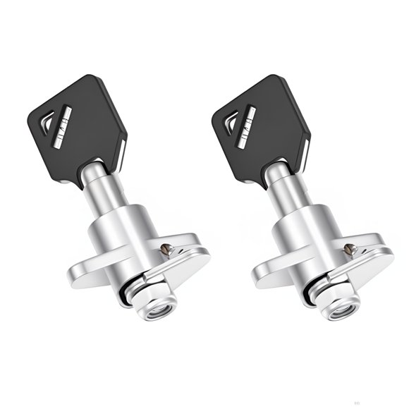 Candados TCMI para alforjas Harley, 2,5 cm, acero, 2 llaves