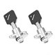 thumbnail image 1 of Candados TCMI para alforjas Harley, 2,5 cm, acero, 2 llaves, 1 of 6