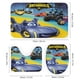 thumbnail image 3 of Batwheels theme 4 piece Shower Curtain Set With Rugs Waterproof Bathroom Decor Set Includes Bath Mat U shaped Rug Toilet Lid Cover And Curtain With Hooks, 3 of 6