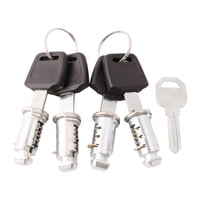 Magideal - Cerradura Para Portaequipajes, Cerraduras De Barra Transversal, Núcleos De Cerradura Con Llave, Portaequipajes Para Automóvil, Carga Para Barra Transv Tipo B