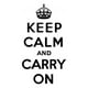 thumbnail image 1 of Decomural Keep Calm Carry On WS-18754, 1 of 2