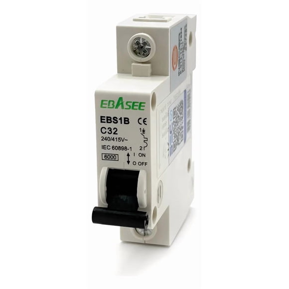 Interruptor Automático Ebasee 1x 32a Curva C 6ka Certificado