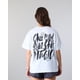 thumbnail image 2 of Polera Mujer Algodón Grafitti Blanco Relaxed Fit Polemic, 2 of 3