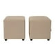 thumbnail image 1 of Set Pouf Cali 1c Felpa 30 Beige, 1 of 5