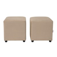 Bodevir - Set Pouf Cali 1C Felpa 30 Beige