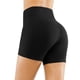 thumbnail image 3 of Pantalones Cortos De Yoga Tummy Control Para Mujer Color Negro, 3 of 7