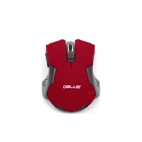 Dblue - Mouse Óptico Inalámbrico Diseño Color Rojo - Ps