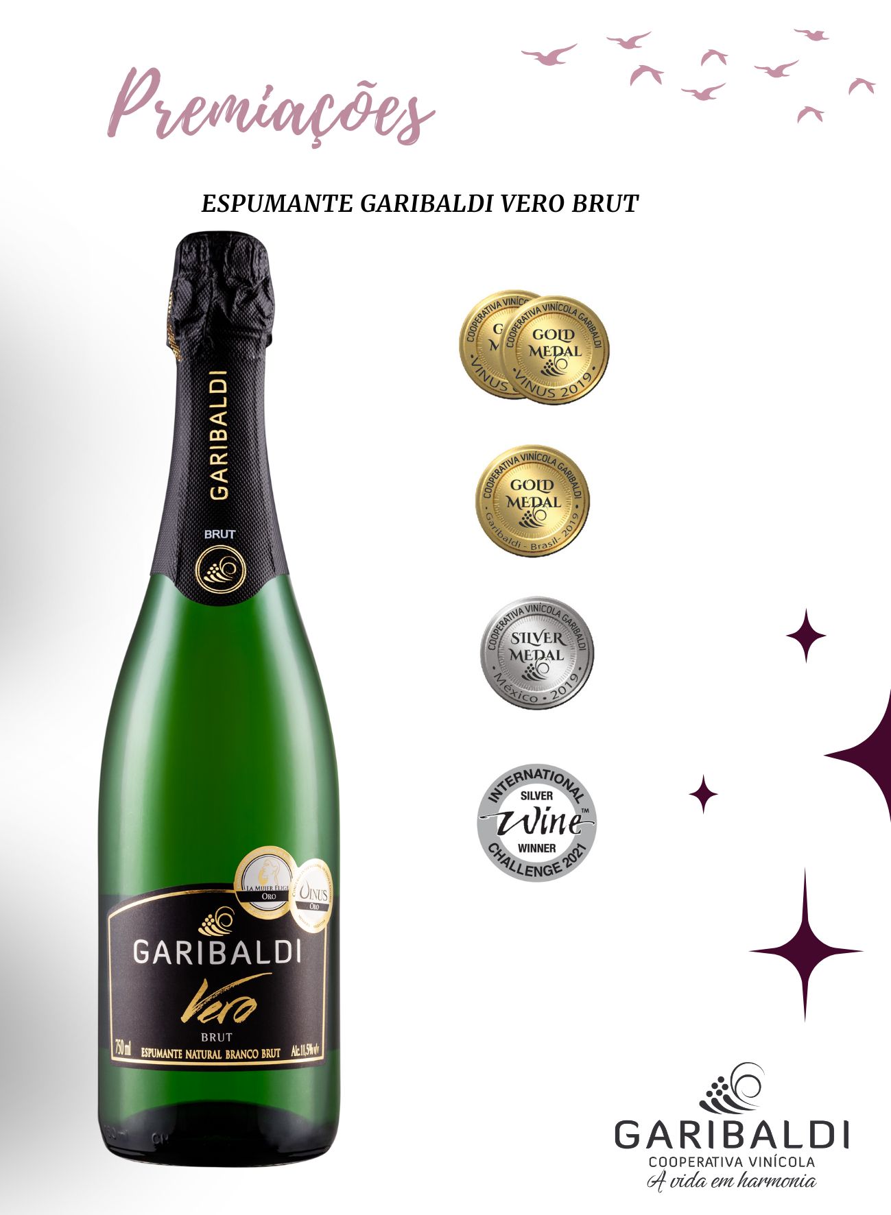 Espumante Garibaldi Vero Brut