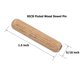 thumbnail image 3 of Pasadores de Madera BICB 0.8 cm x 4 cm Haya 100 unidades, 3 of 6