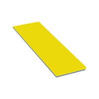 Magideal - Alfombra De Agua Flotante Para Exteriores, Almohadilla Flotante De 2 Capas, Balsa Flotante, Cómoda Manta Para Piscina, Colchón De Salón Para Natación Amarillo Azul