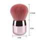 thumbnail image 3 of Brocha para base, brocha grande para polvos rosa, perfecta para mezclar líquidos, cremas y polvos impecables, pulir, difuminar, corrector. Brocha para rostro, de pelo sintético, versátil, compacta, a, 3 of 8
