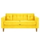 thumbnail image 1 of Sofa New Retro 3C Felpa 04 Amarillo, 1 of 6