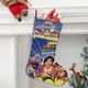 thumbnail image 2 of Mundo de Ryan Tema: Calcetines de Navidad, fino lino blanco para colgar en escaleras y chimenea, decoración navideña para el hogar, regalo de Navidad. 54cm × 38cm, 2 of 5