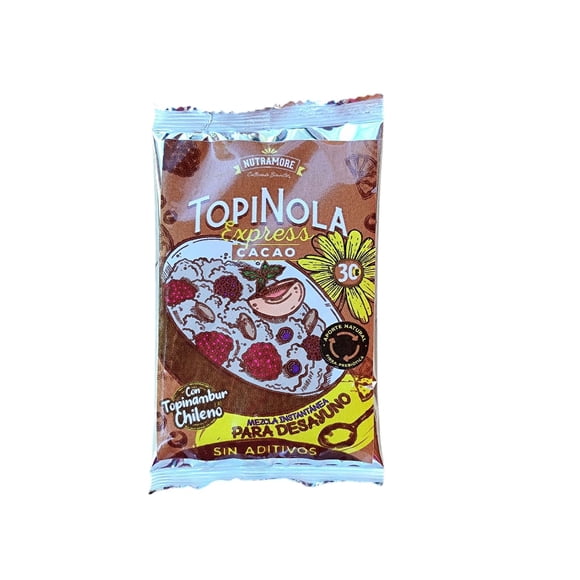 Topinola Express Cacao - Desayuno funcional con Avena + Topinambur + Cacao