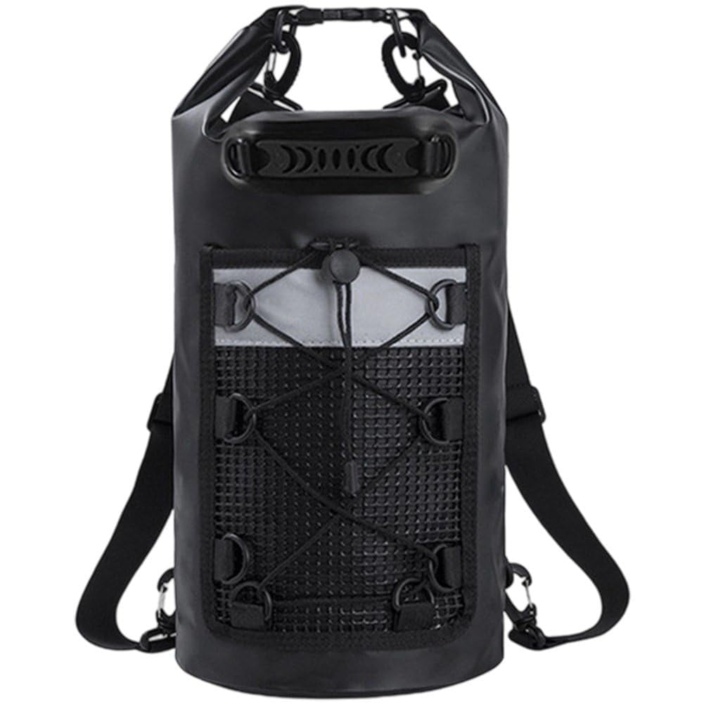 Xusx111 - Bolsa Seca Impermeable De 10l Bolsa Seca Ligera Bolsa Seca De Playa Para Viajar Pesca Ciclismo Kayak Natación Navegación Accesorio De Playa, Negro