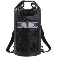 Xusx111 - Bolsa Seca Impermeable De 10L Bolsa Seca Ligera Bolsa Seca De Playa Para Viajar Pesca Ciclismo Kayak Natación Navegación Accesorio De Playa, Negro