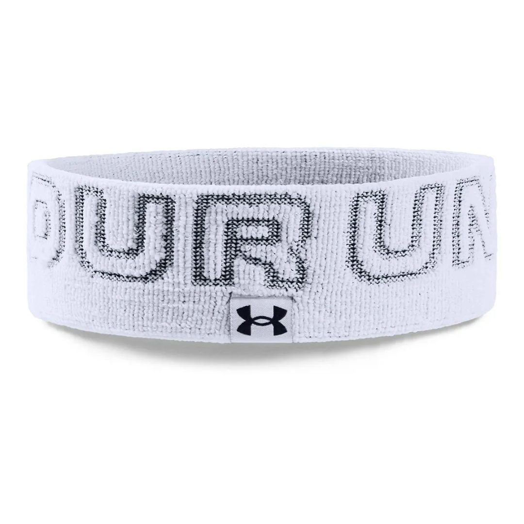 Cintillo Under Armour Wordmark Terry Blanco | 1356705-100 - Talla Default Title