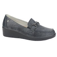 Mocasin Chalada Mujer Cona-2 Negro Casual